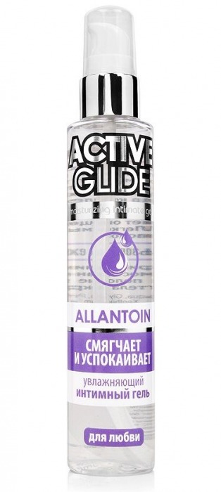 Увлажняющий интимный гель Active Glide Allantoin - 100 гр. - Биоритм - купить с доставкой в Нальчике