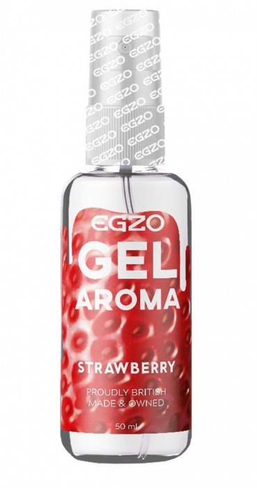 Интимный лубрикант EGZO AROMA с ароматом клубники - 50 мл. - EGZO - купить с доставкой в Нальчике