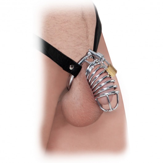 Кольцо верности Extreme Chastity Belt с фиксацией головки - Pipedream - купить с доставкой в Нальчике