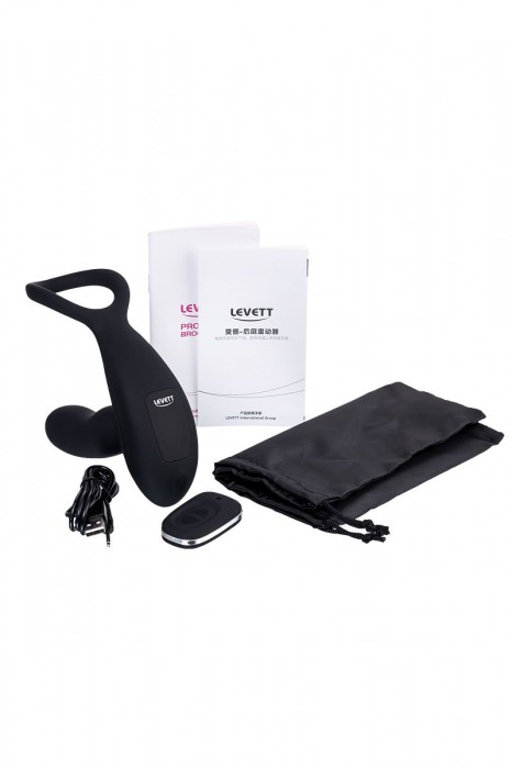 Черный стимулятор простаты Maud с вибрацией - Levett - в Нальчике купить с доставкой