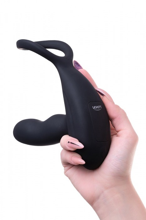 Черный стимулятор простаты Maud с вибрацией - Levett - в Нальчике купить с доставкой