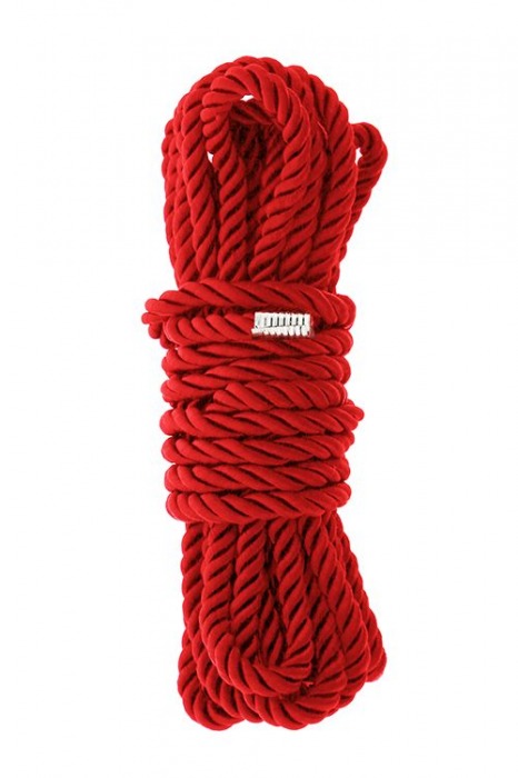 Красная веревка для шибари DELUXE BONDAGE ROPE - 5 м. - Dream Toys - купить с доставкой в Нальчике