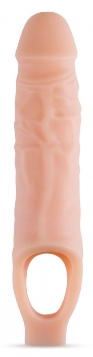 Телесный реалистичный фаллоудлинитель 9 Inch Silicone Cock Sheath Penis Extender - 22,86 см. - Blush Novelties - в Нальчике купить с доставкой