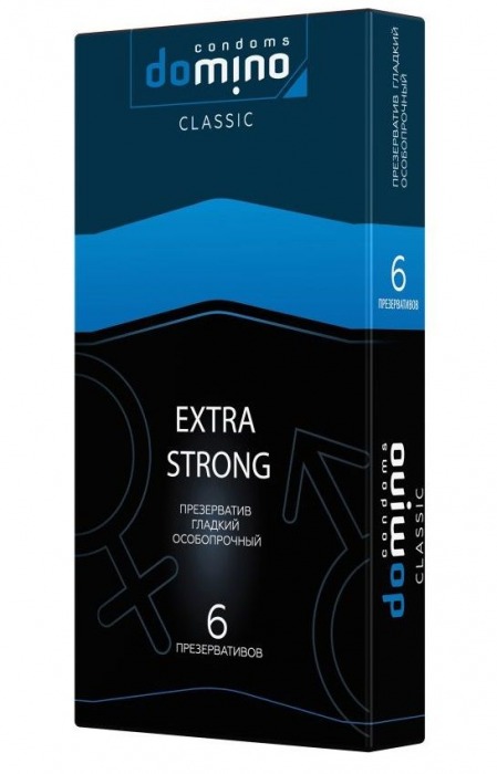 Суперпрочные презервативы DOMINO Extra Strong - 6 шт. - Domino - купить с доставкой в Нальчике