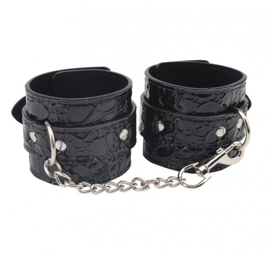 Черные наручники Be good Wrist Cuffs - Chisa - купить с доставкой в Нальчике