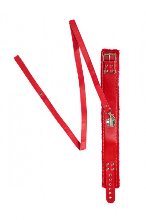 Красный ошейник Circus с поводком - Lola Games - купить с доставкой в Нальчике