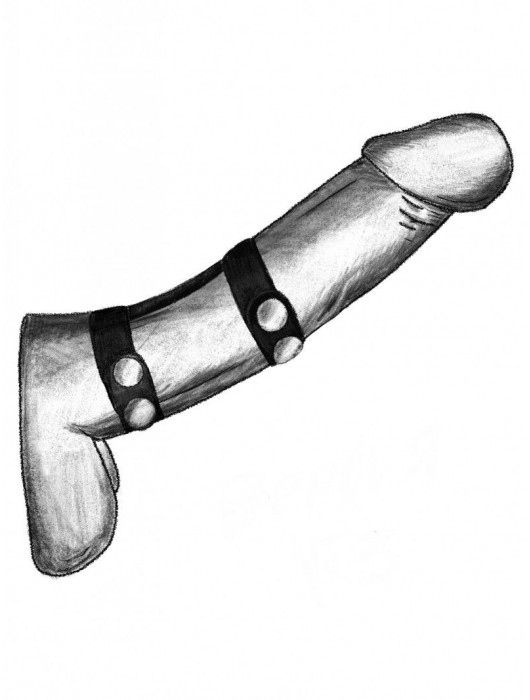 Черная двойная утяжка на кнопках - Джага-Джага - в Нальчике купить с доставкой