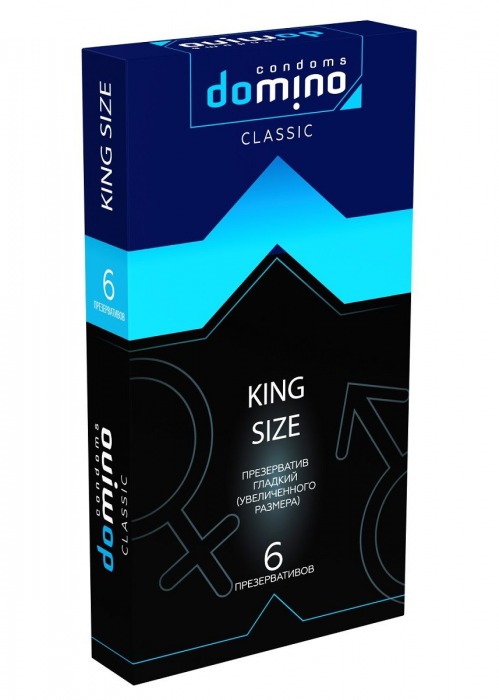 Презервативы увеличенного размера DOMINO Classic King size - 6 шт. - Domino - купить с доставкой в Нальчике