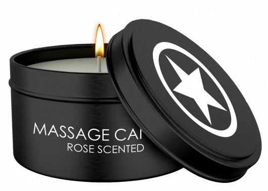 Массажная свеча с ароматом розы Massage Candle - Shots Media BV - купить с доставкой в Нальчике