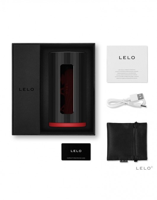 Черно-красный мастурбатор Lelo F1S V2 - Lelo - в Нальчике купить с доставкой