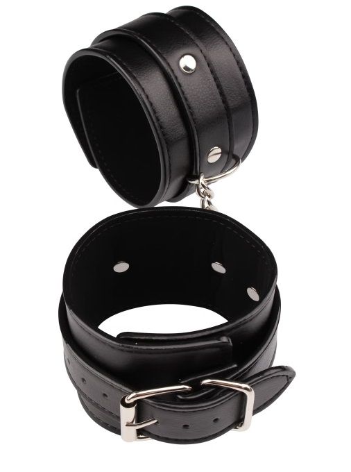 Черные оковы Classic Ankle Cuffs - Chisa - купить с доставкой в Нальчике