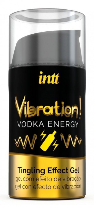 Жидкий интимный гель с эффектом вибрации Vibration! Vodka Energy - 15 мл. - INTT - купить с доставкой в Нальчике