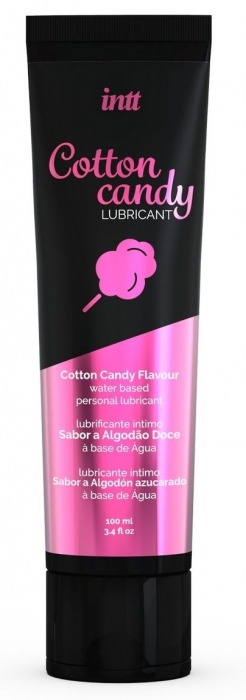 Интимный гель на водной основе Cotton Candy Lubricant - 100 мл. - INTT - купить с доставкой в Нальчике