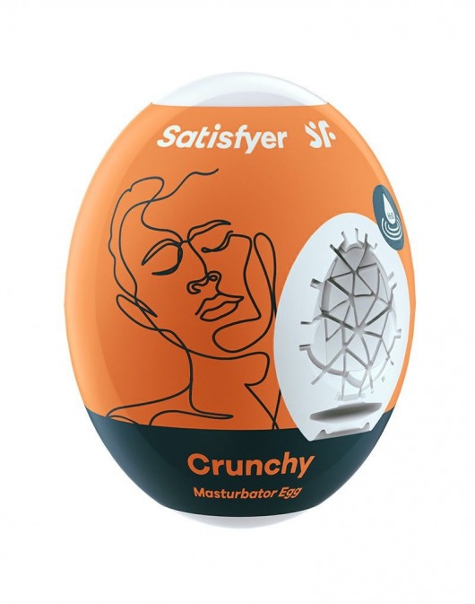 Мастурбатор-яйцо Satisfyer Crunchy Mini Masturbator - Satisfyer - в Нальчике купить с доставкой