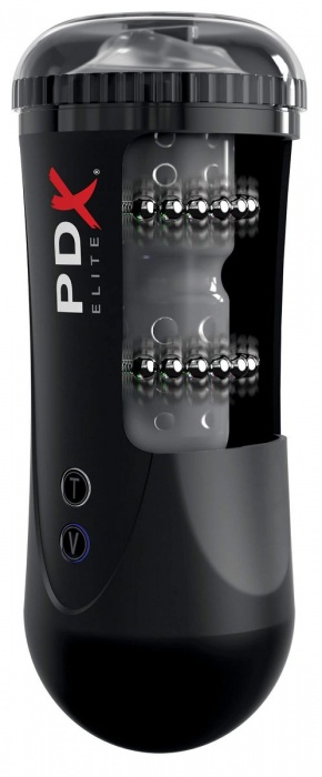 Черный автоматический мастурбатор-ротик Moto Stroker - Pipedream - в Нальчике купить с доставкой