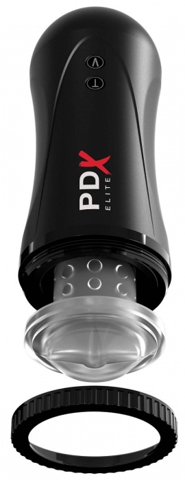 Черный автоматический мастурбатор-ротик Moto Stroker - Pipedream - в Нальчике купить с доставкой