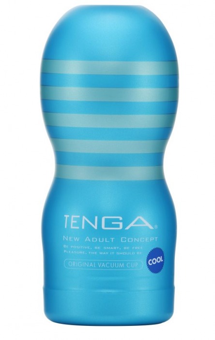 Мастурбатор с охлаждающей смазкой TENGA Original Vacuum Cup Cool - Tenga - в Нальчике купить с доставкой