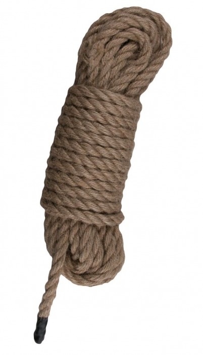 Пеньковая веревка для связывания Hemp Rope - 5 м. - Easy toys - купить с доставкой в Нальчике