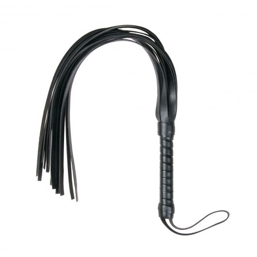 Черный флоггер Flogger Whip - 46 см. - Easy toys - купить с доставкой в Нальчике