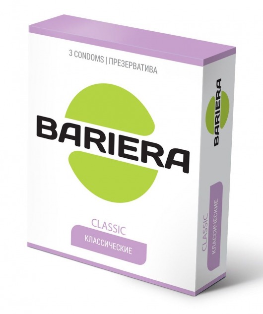 Классические презервативы Bariera Classic - 3 шт. - Bariera - купить с доставкой в Нальчике