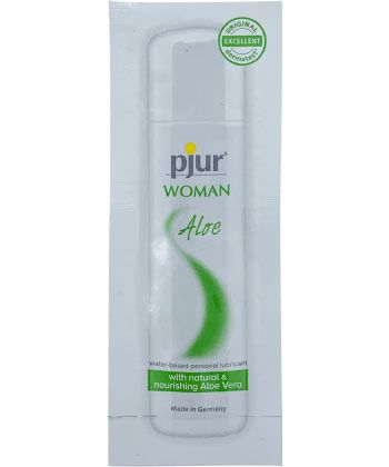 Лубрикант на водной основе pjur WOMAN Aloe - 2 мл. - Pjur - купить с доставкой в Нальчике