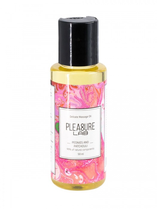 Массажное масло Pleasure Lab Delicate с ароматом пиона и пачули - 50 мл. - Pleasure Lab - купить с доставкой в Нальчике