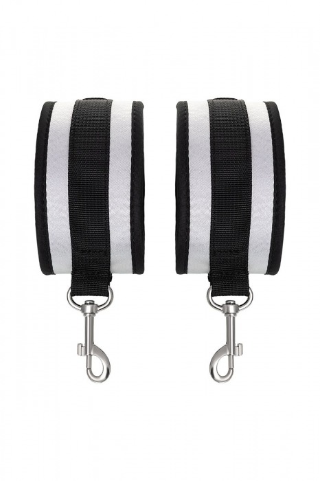 Серебристо-черные оковы Anonymo - ToyFa - купить с доставкой в Нальчике