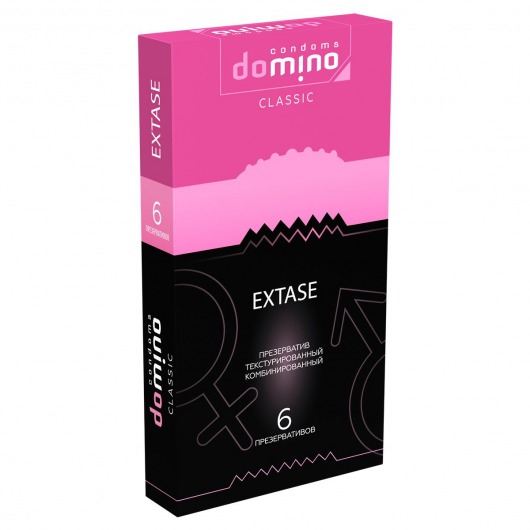 Презервативы с точками и рёбрышками DOMINO Classic Extase - 6 шт. - Domino - купить с доставкой в Нальчике