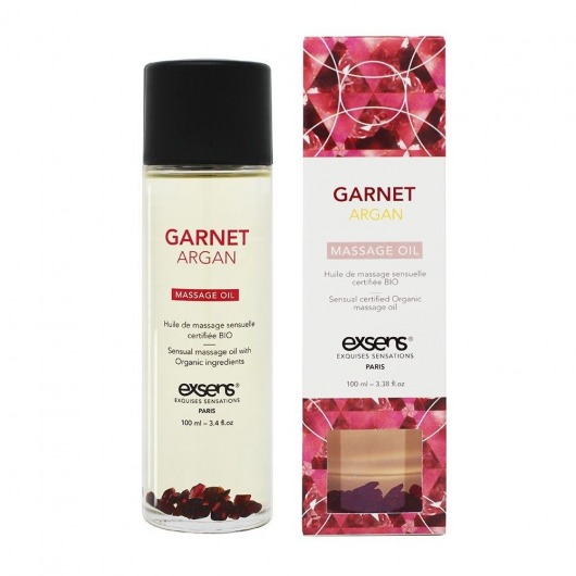 Органическое массажное масло GARNET ARGAN - 100 мл. - Exsens - купить с доставкой в Нальчике