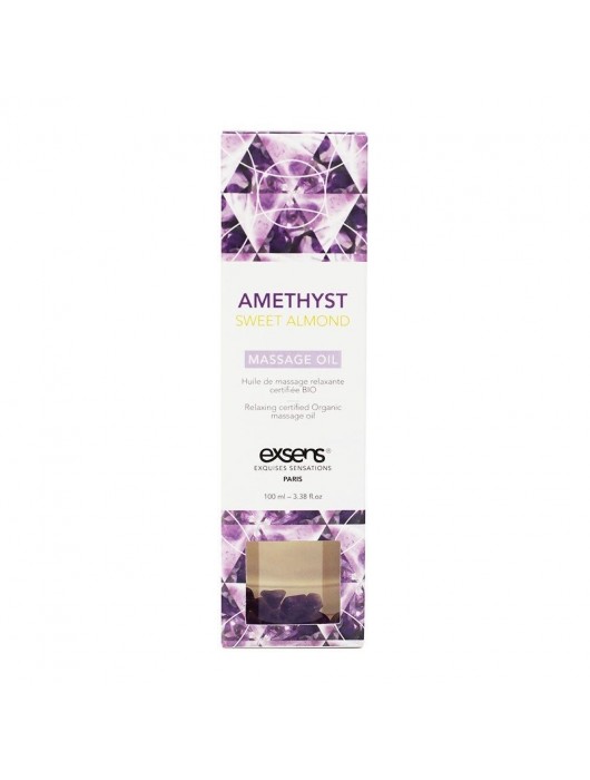 Органическое массажное масло AMETHYST SWEET ALMOND - 100 мл. - Exsens - купить с доставкой в Нальчике