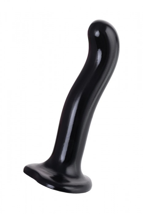 Черный стимулятор для пар P G-Spot Dildo Size M - 18 см. - Strap-on-me - в Нальчике купить с доставкой