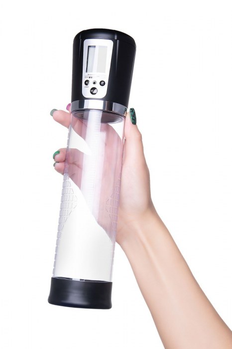 Прозрачная автоматическая помпа для пениса Alrik - Sexus - в Нальчике купить с доставкой