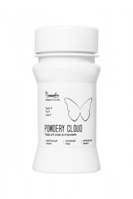 Пудра для ухода за игрушками Powdery Cloud с нейтральным ароматом - 40 гр. - Eromantica - купить с доставкой в Нальчике