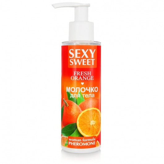 Молочко для тела с феромонами и ароматом апельсина Sexy Sweet Fresh Orange - 150 гр. -  - Магазин феромонов в Нальчике