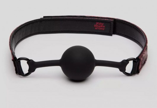 Кляп-шар на двусторонних ремешках Reversible Silicone Ball Gag - Fifty Shades of Grey - купить с доставкой в Нальчике