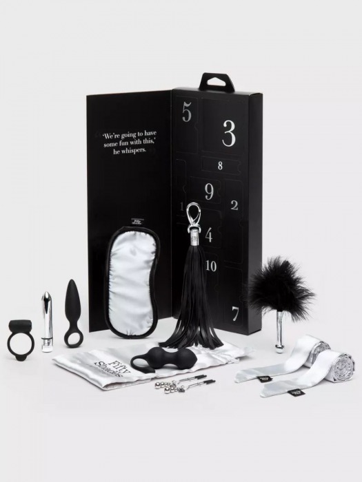 Эротический набор Pleasure Overload 10 Days of Play Gift Set - Fifty Shades of Grey - купить с доставкой в Нальчике