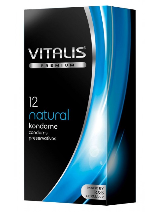 Классические презервативы VITALIS PREMIUM natural - 12 шт. - Vitalis - купить с доставкой в Нальчике
