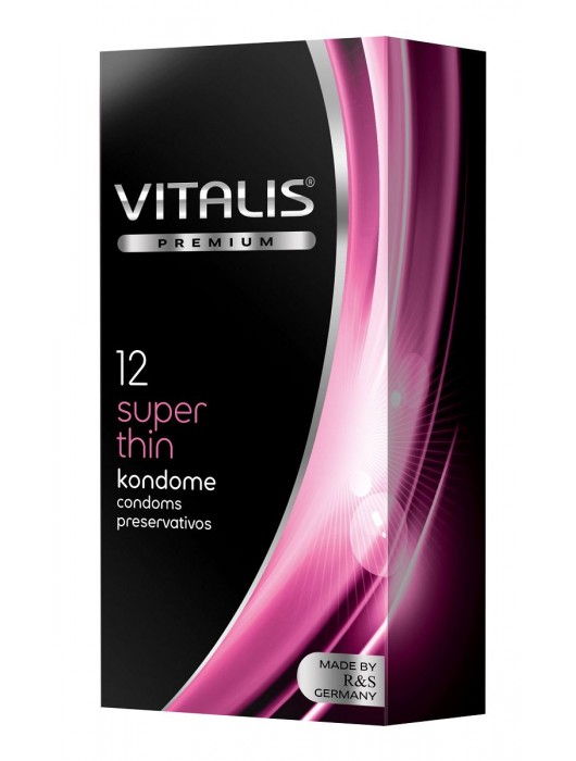 Ультратонкие презервативы VITALIS PREMIUM super thin - 12 шт. - Vitalis - купить с доставкой в Нальчике