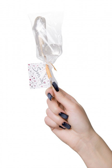 Прозрачный леденец в форме фаллоса со вкусом пина колады - Sosuчki - купить с доставкой в Нальчике