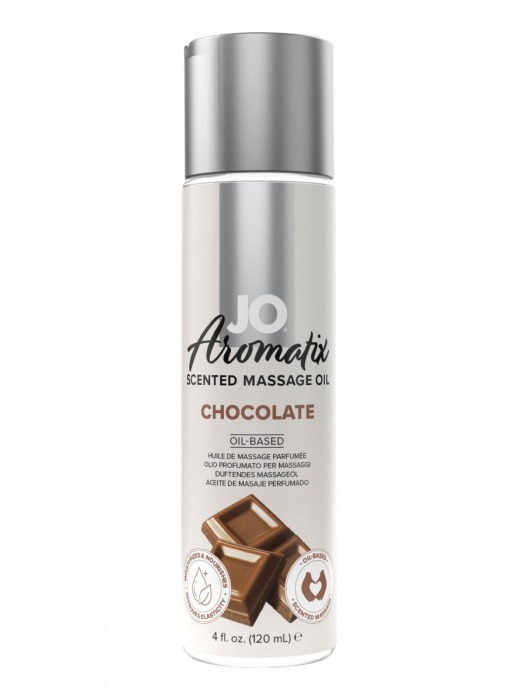 Массажное масло JO Aromatix Massage Oil Chocolate с ароматом шоколада - 120 мл. - System JO - купить с доставкой в Нальчике