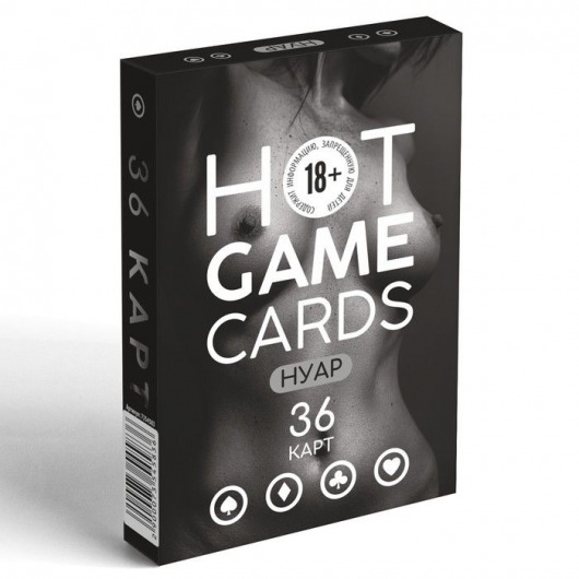 Игральные карты HOT GAME CARDS НУАР - 36 шт. - Сима-Ленд - купить с доставкой в Нальчике