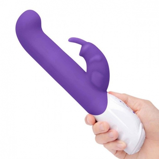 Фиолетовый вибромассажер для G-точки Come hither G-Spot Rabbit - 24,5 см. - Rabbit Essentials