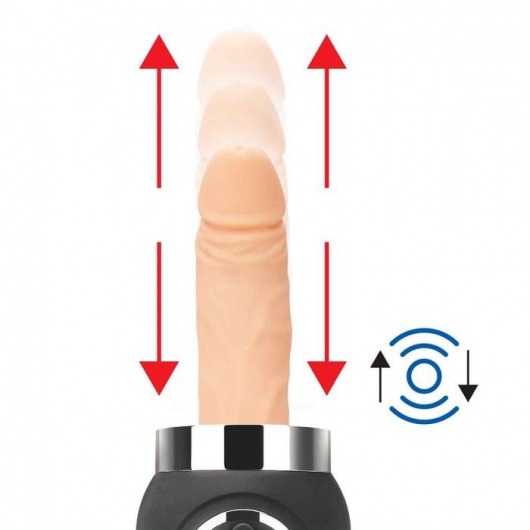 Портативная секс-машина Thrusting Compact Sex Machine c 2 насадками - Lux Fetish - купить с доставкой в Нальчике