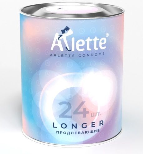 Презервативы Arlette Longer с продлевающим эффектом - 24 шт. - Arlette - купить с доставкой в Нальчике