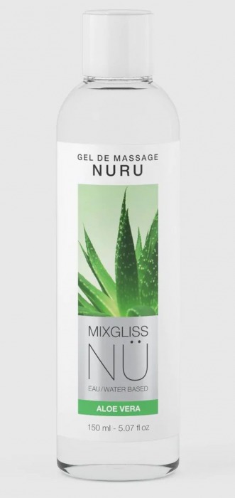 Массажный гель на водной основе Mixgliss NU Aloe Vera - 150 мл. - Strap-on-me - купить с доставкой в Нальчике