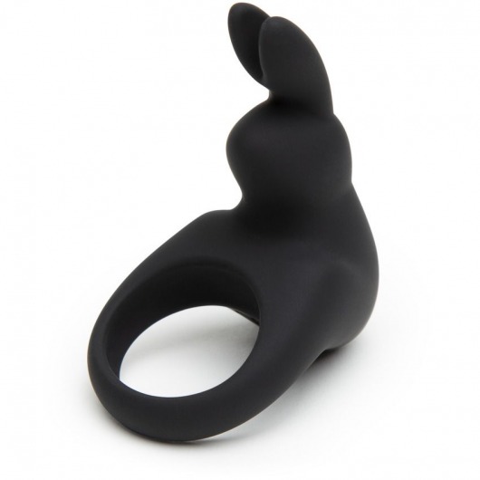 Черное эрекционное виброкольцо Happy Rabbit Rechargeable Rabbit Cock Ring - Happy Rabbit - в Нальчике купить с доставкой