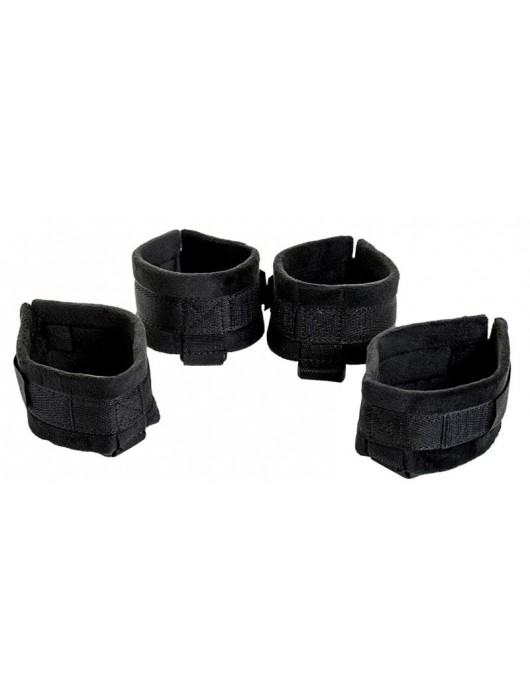 Набор для БДСМ-игры: ремни, плетка, наручники, оковы и маска - ToyFa - купить с доставкой в Нальчике