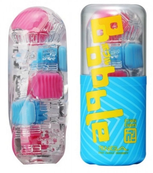 Мастурбатор Tenga Bobble Crazy Cubes - Tenga - в Нальчике купить с доставкой