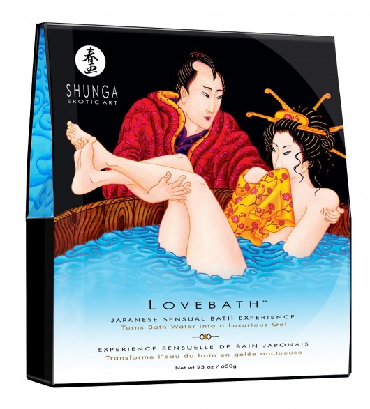 Соль для ванны Lovebath Ocean temptation, превращающая воду в гель - 650 гр. - Shunga - купить с доставкой в Нальчике