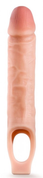 Телесная насадка на пенис 10 Inch Cock Sheath Extender - 25 см. - Blush Novelties - в Нальчике купить с доставкой